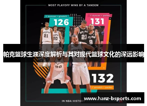 帕克篮球生涯深度解析与其对现代篮球文化的深远影响
