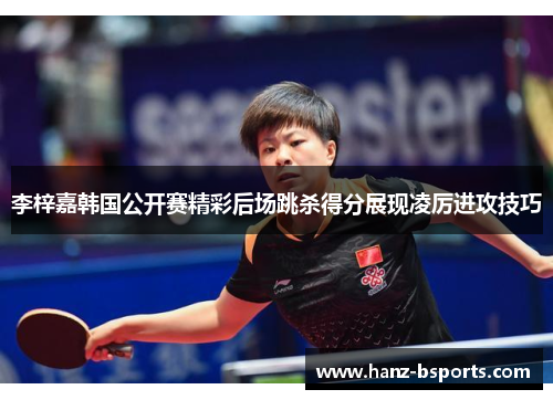 李梓嘉韩国公开赛精彩后场跳杀得分展现凌厉进攻技巧
